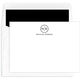Circle Initials Flat Note Cards Image 4 of 5